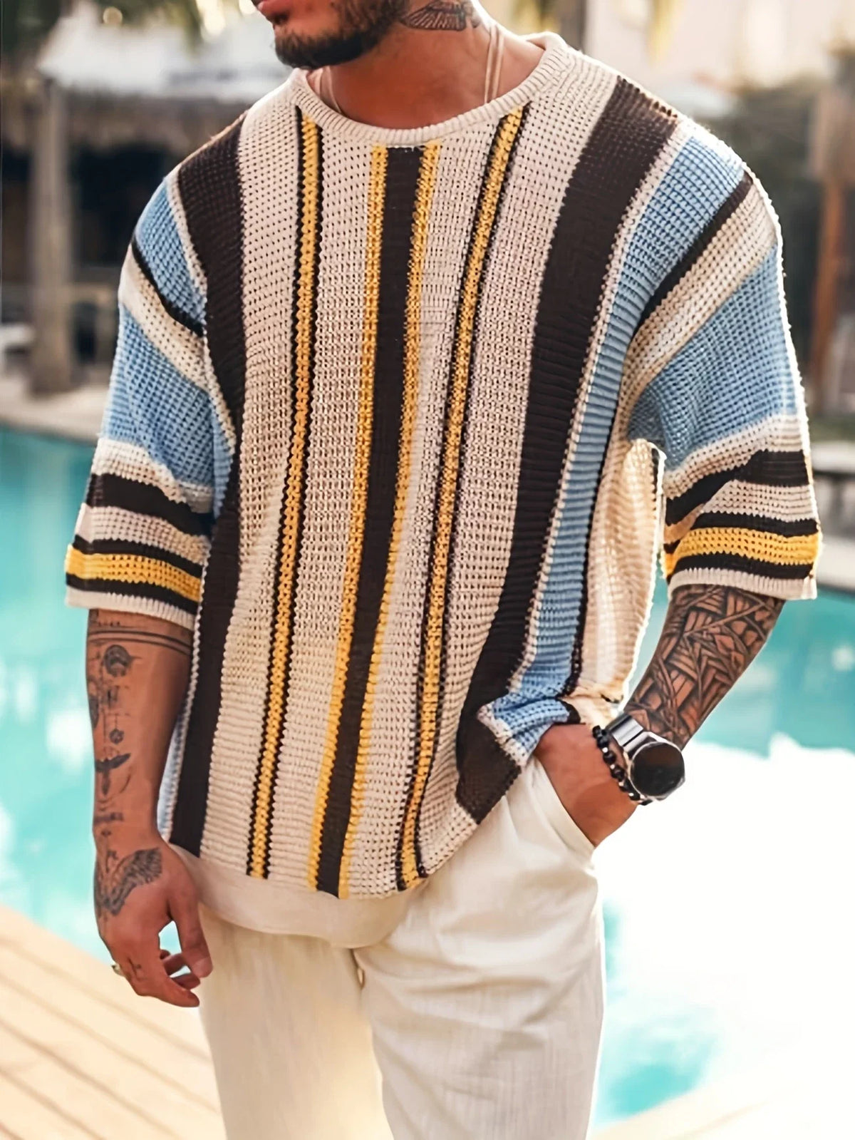 Parker™ - Casual Striped Knit Pullover