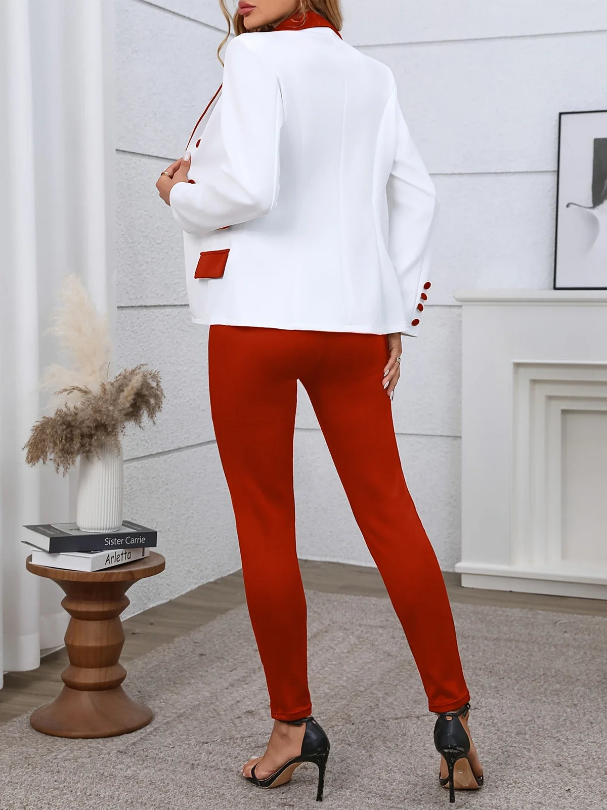 Riley™ - Chic Color Block Two-piece Set
