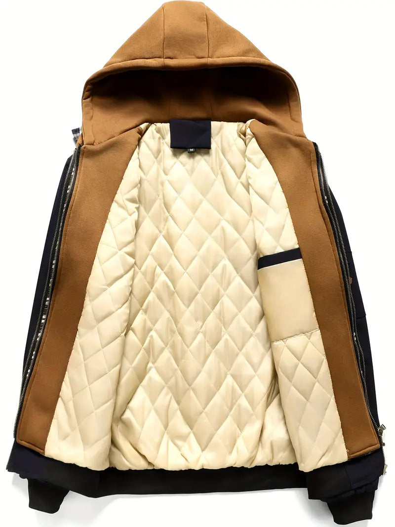 Dylan™ - Modern Hooded Checkered Jacket