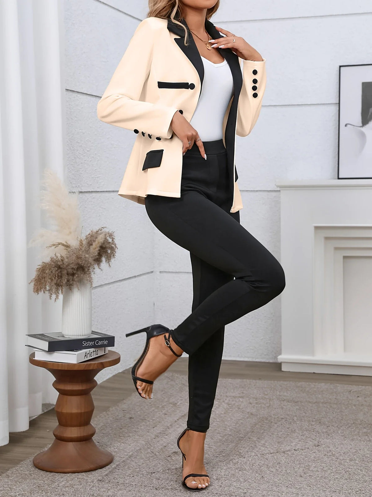 Riley™ - Chic Color Block Two-piece Set