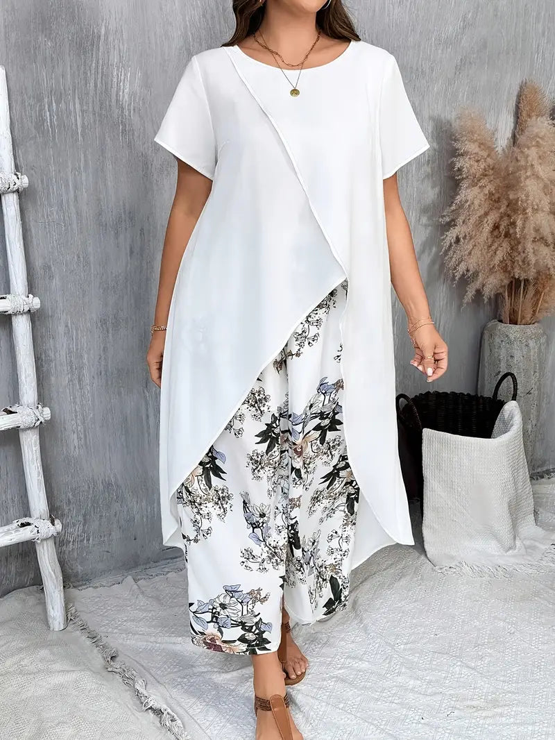 Harper™ - Elegant Floral Print Set
