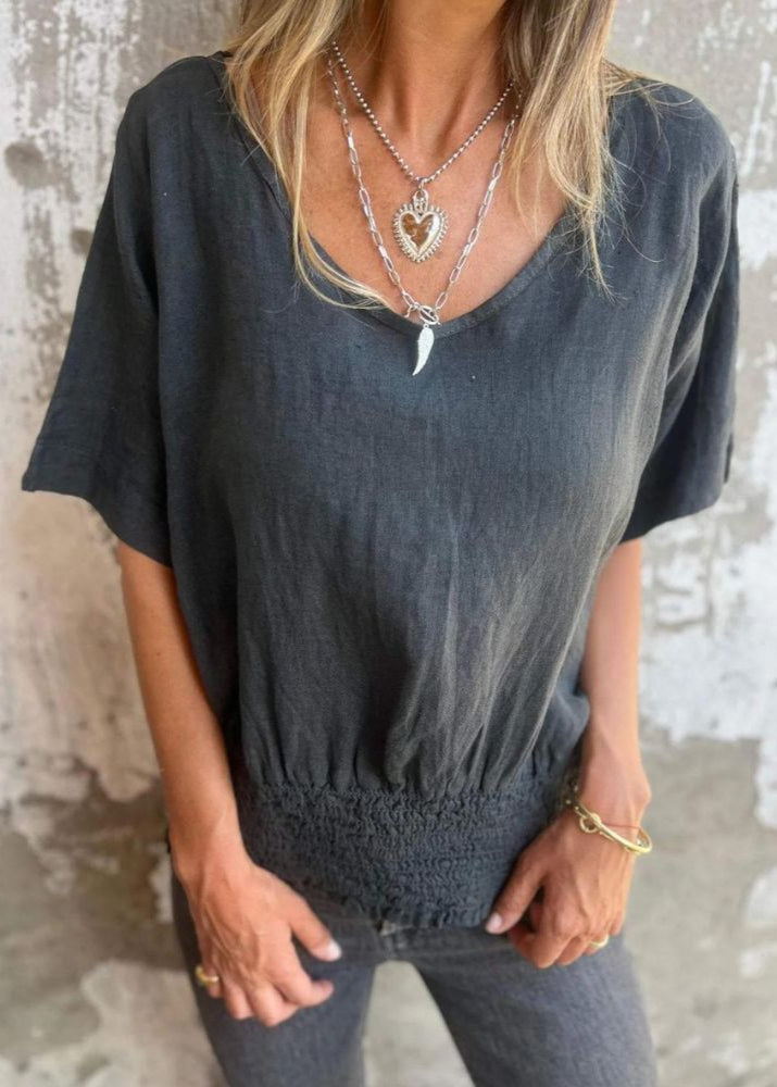 Aubrey™ - Super Comfy V-Neck T-shirt