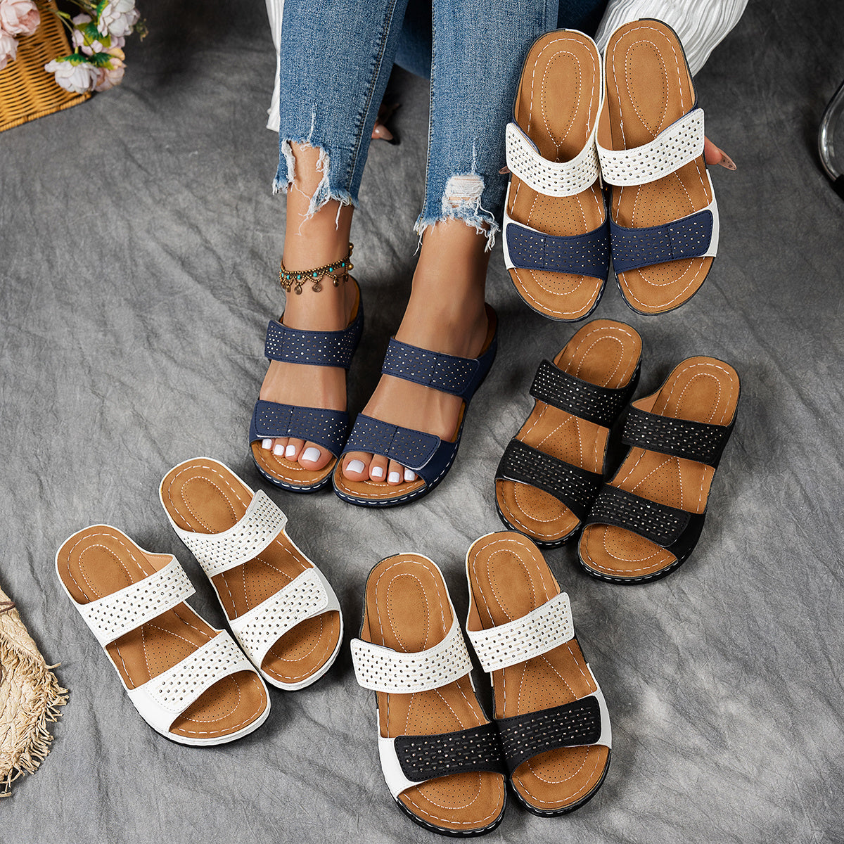 Sophia™ - Casual Flat Sandals