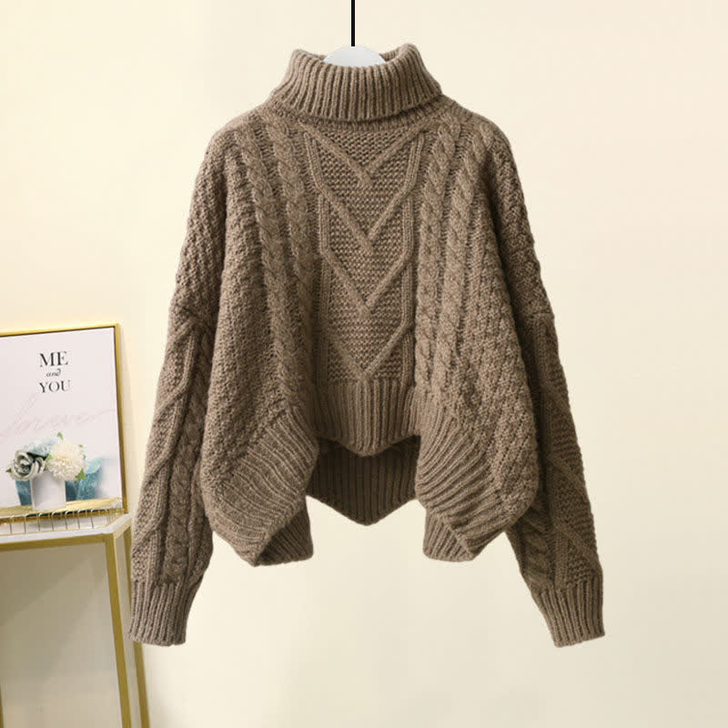 Peyton™ - Elegant Knit Turtleneck with Loose Pants Set
