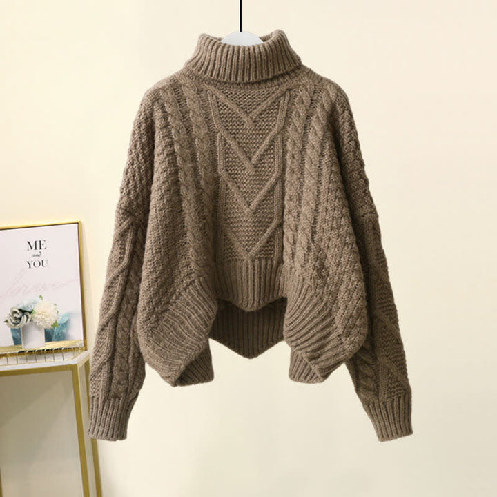 Peyton™ - Elegant Knit Turtleneck with Loose Pants Set