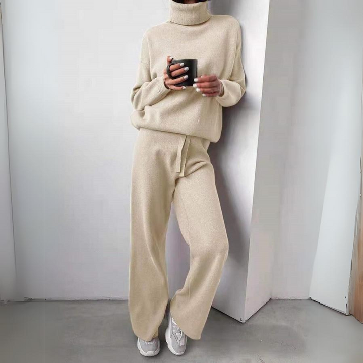 Aria - Comfortable Turtleneck Co-Ord Set