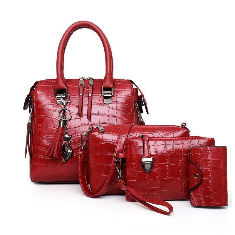 Evelyn - Everyday 4-Piece Leather Bag Set