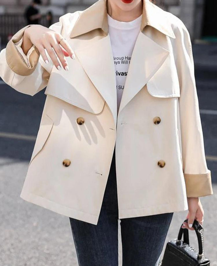 Aria™ - Modern British Style Windbreaker Trench Coat