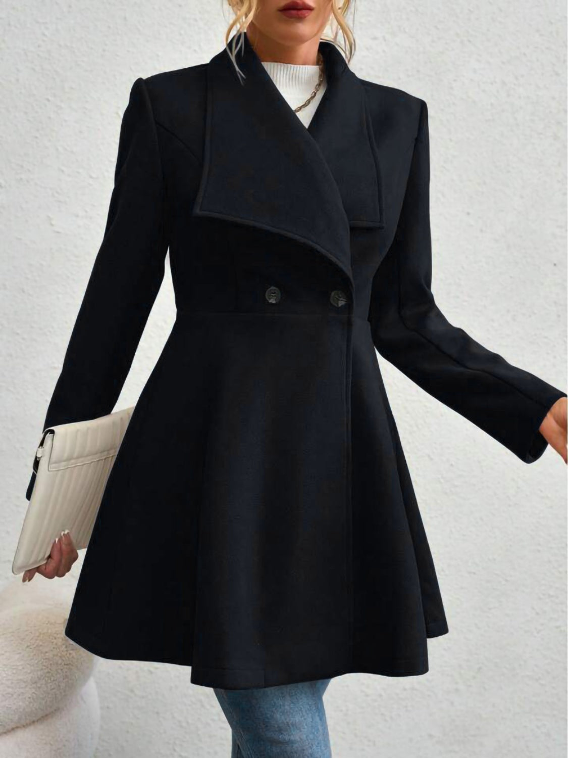 Ella™ - Elegant Button-Up Coat