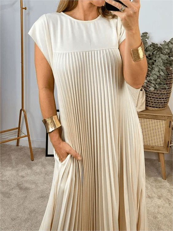 Zoe™ - Pleated Elegant Dress
