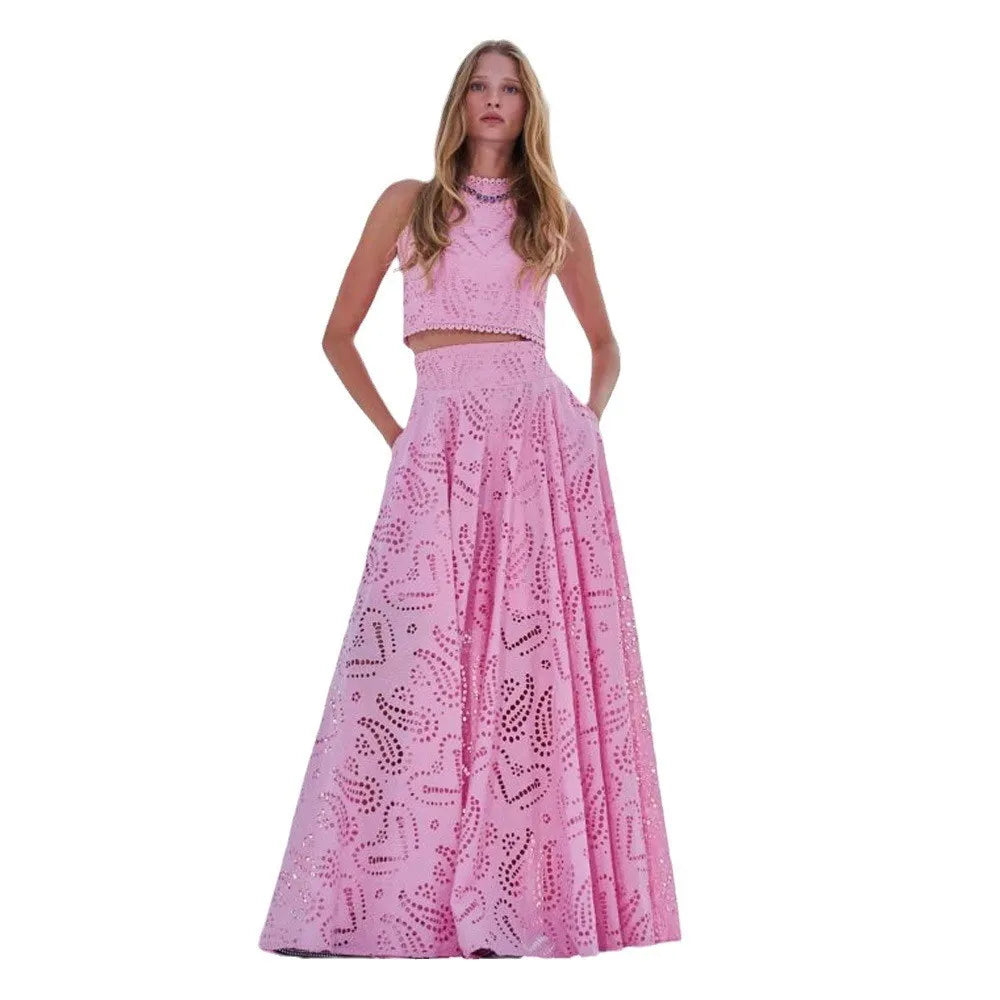 Layla™ - Stylish Top And Skirt Set