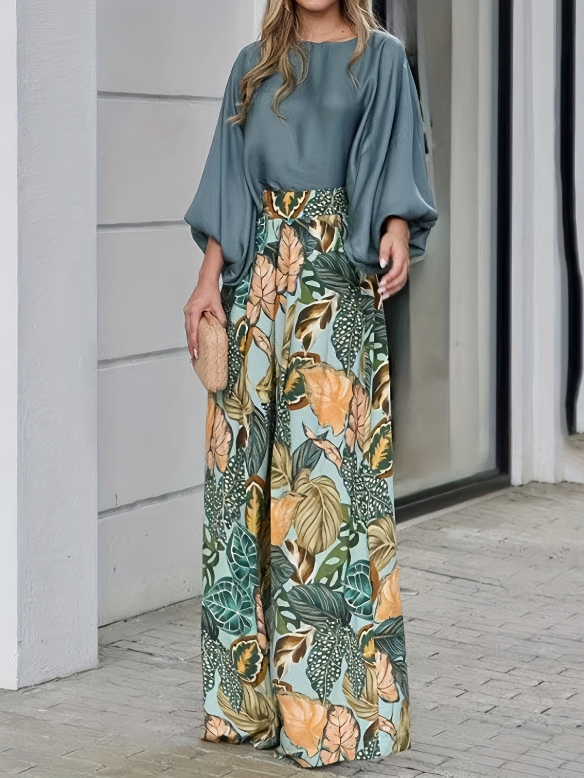 Peyton™ - Stylish Top and Wide Pants Set
