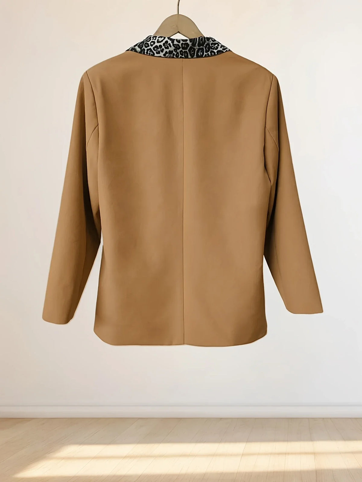 Peyton™ - Elegant Leopard Print Collar Coat