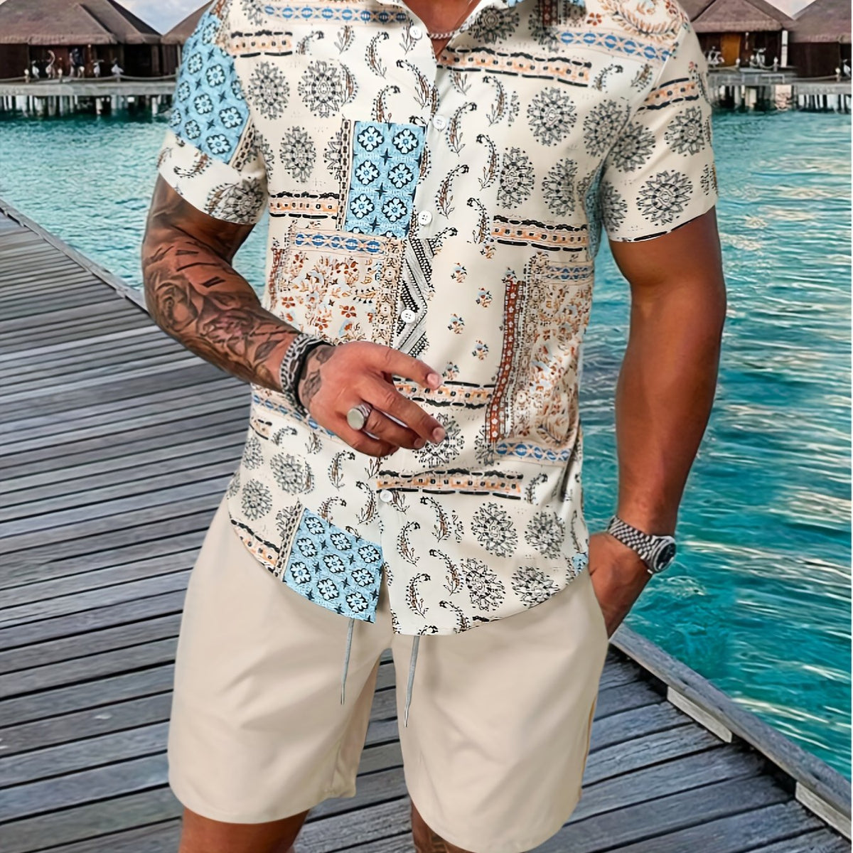 Elijah™ - Stylish Shirt and Shorts Set