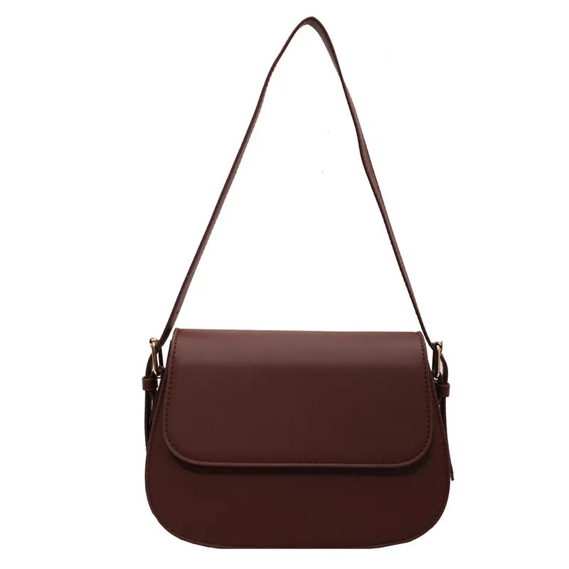 Avery - Crossbody Leather Saddle Bag