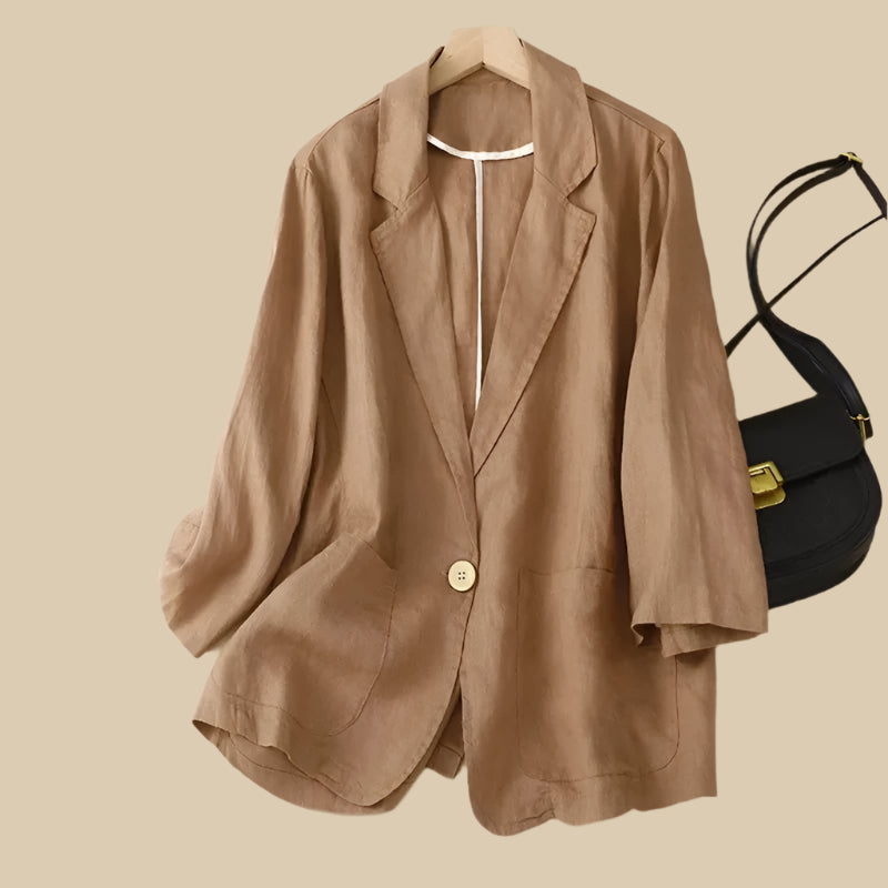 Sophia™ - Casual Cotton Linen Suit