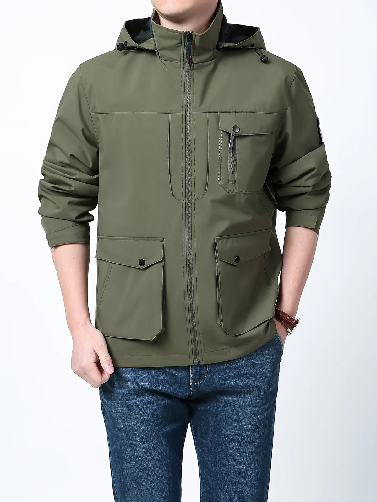 Henry™ - Comfortable Waterproof Jacket with Detachable Hood