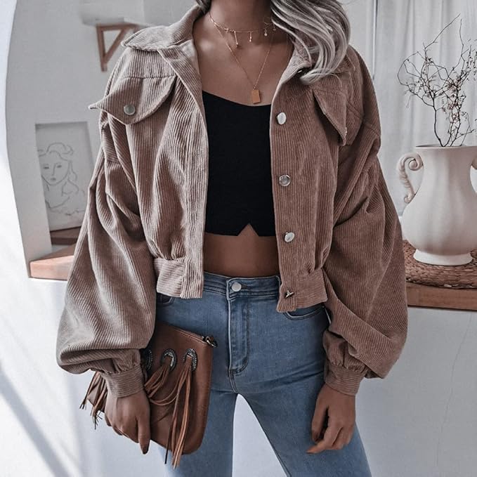 Scarlett™ - Elegant Corduroy Jacket