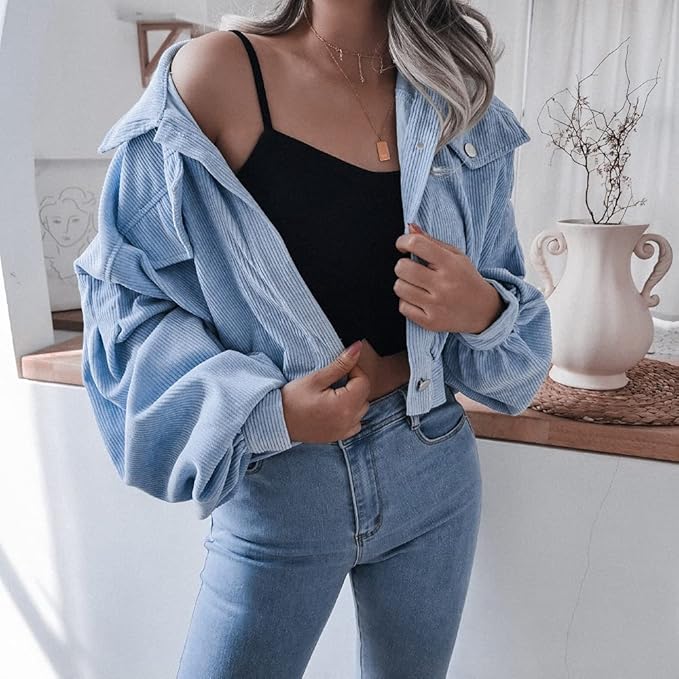 Scarlett™ - Elegant Corduroy Jacket