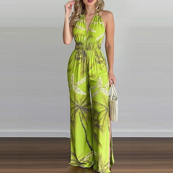 Lina™ - Stylish Halter Neck Jumpsuit