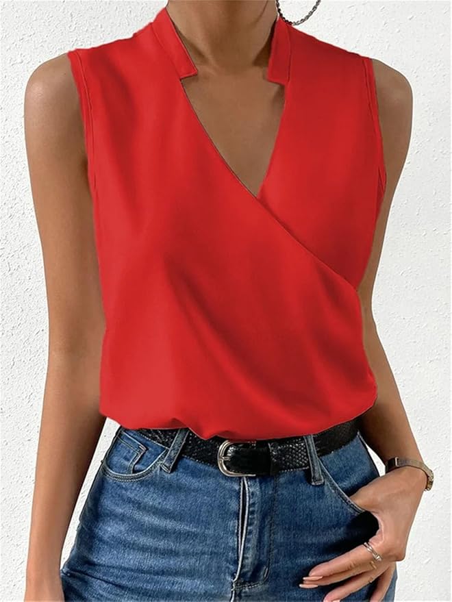 Harper™ - Casual Loose Cross Wrap Top