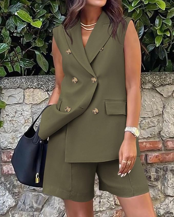 Scarlett™ - Modern Blazer and Shorts Set