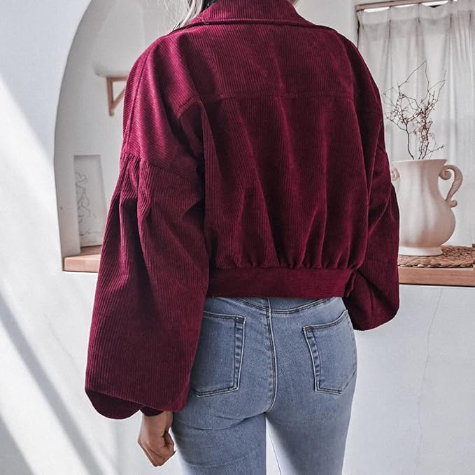 Scarlett™ - Elegant Corduroy Jacket