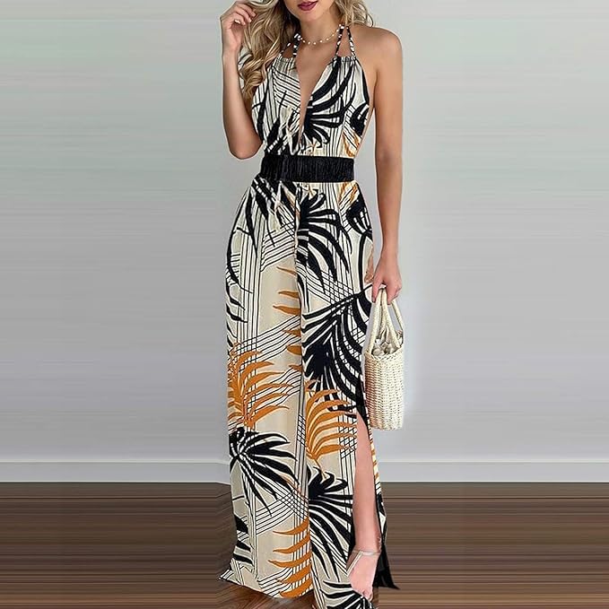 Lina™ - Stylish Halter Neck Jumpsuit