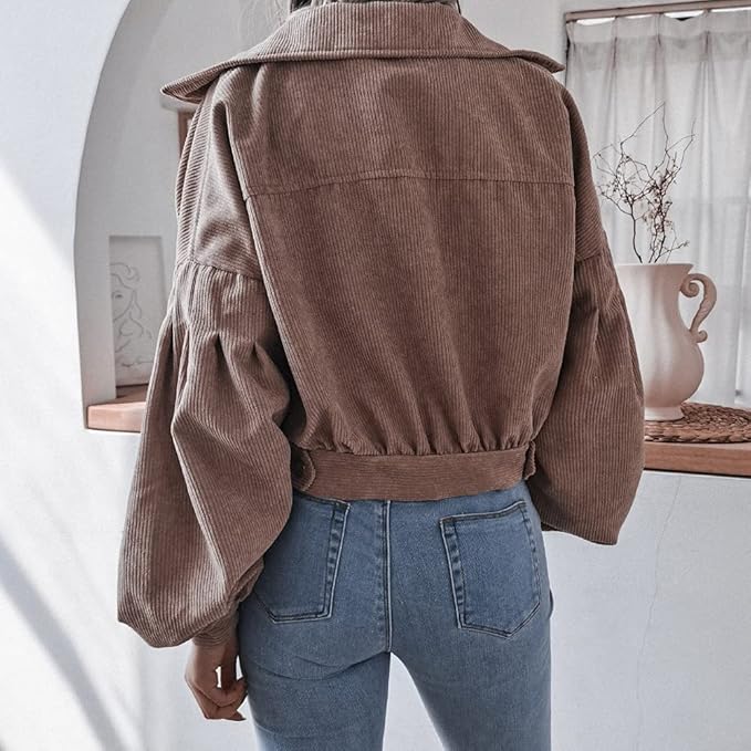 Scarlett™ - Elegant Corduroy Jacket