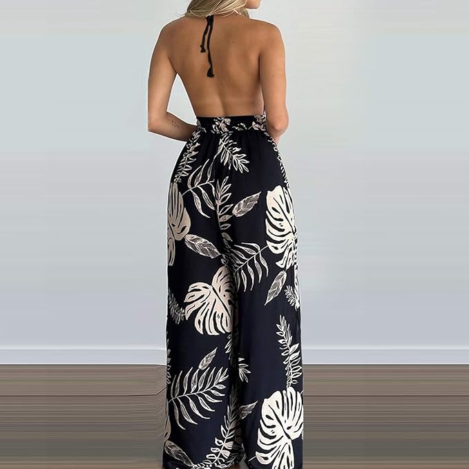Lina™ - Stylish Halter Neck Jumpsuit