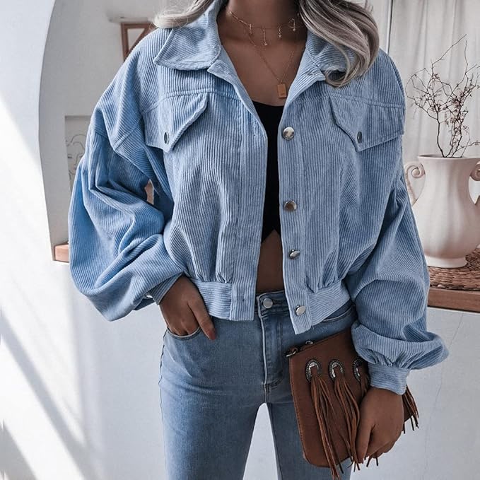 Scarlett™ - Elegant Corduroy Jacket