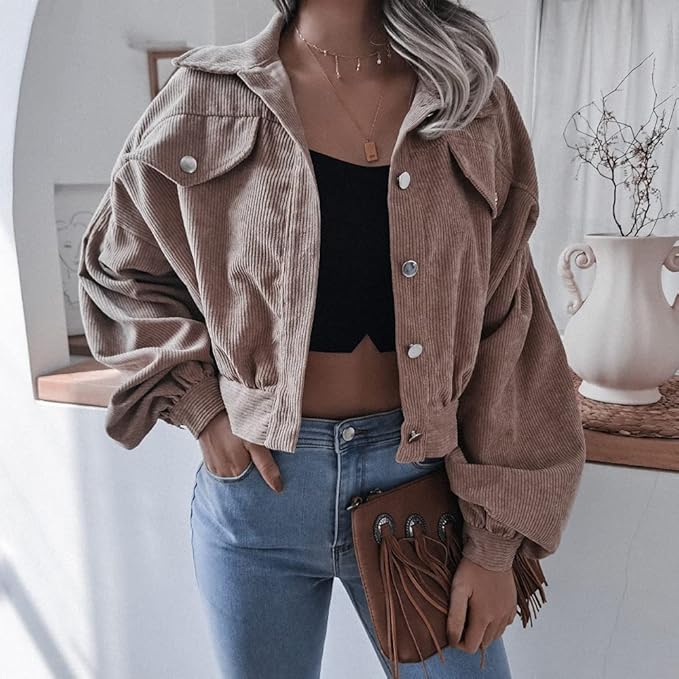 Scarlett™ - Elegant Corduroy Jacket
