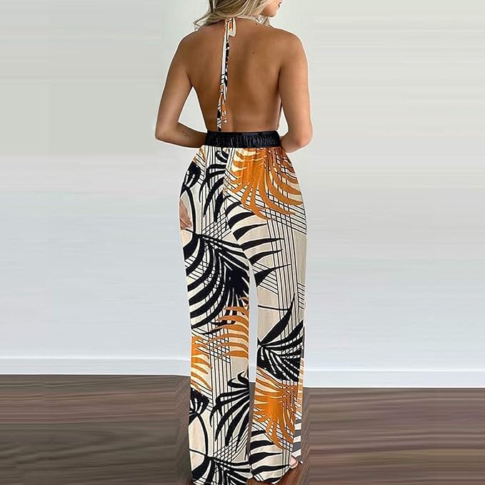Lina™ - Stylish Halter Neck Jumpsuit