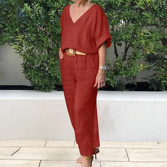 Zoe™ - Chic Top and Pants Set