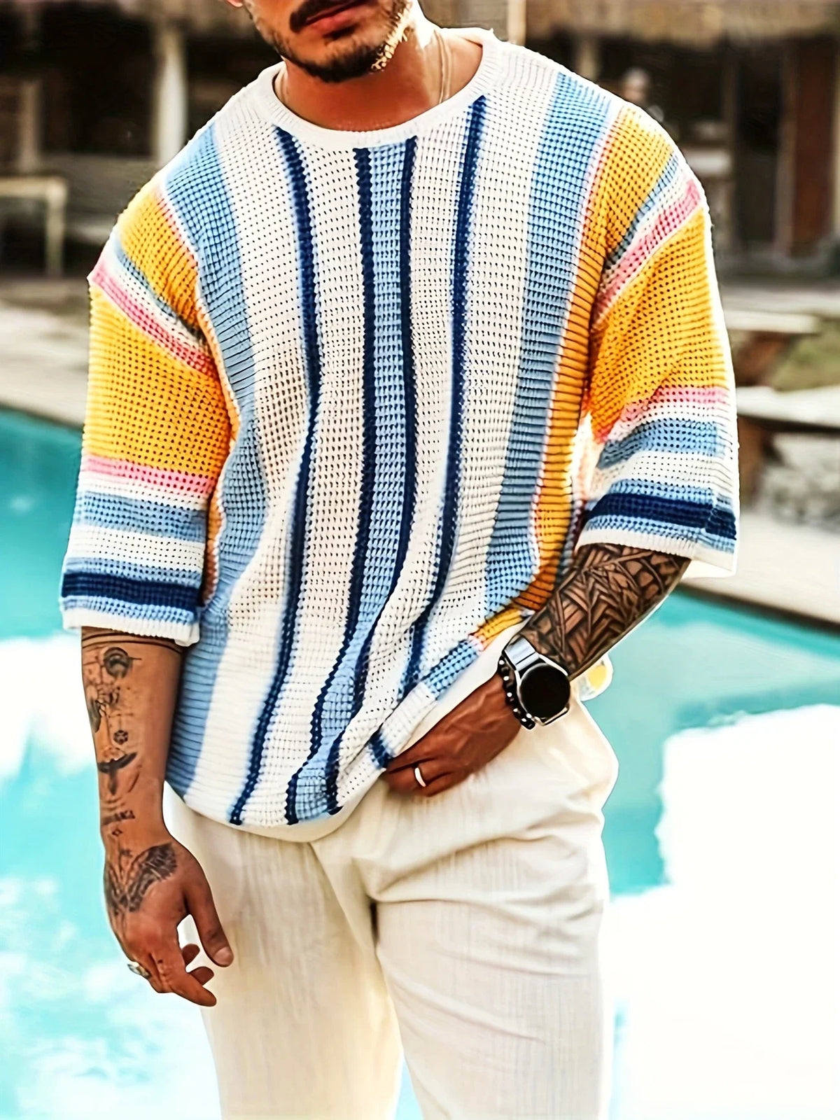 Parker™ - Casual Striped Knit Pullover