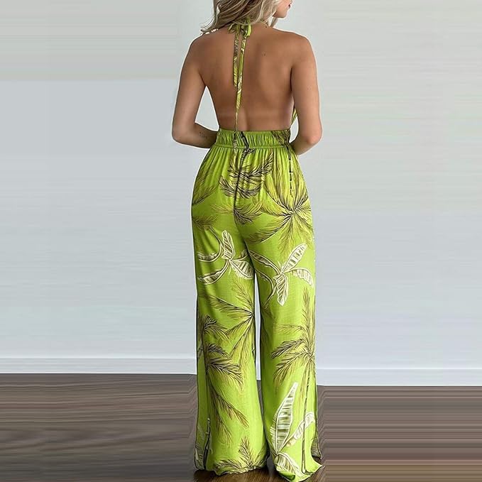 Lina™ - Stylish Halter Neck Jumpsuit