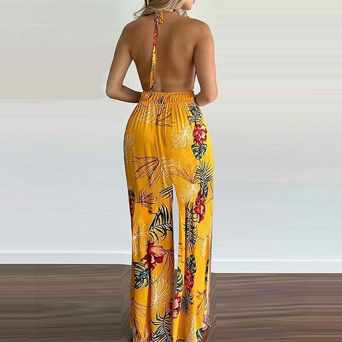Lina™ - Stylish Halter Neck Jumpsuit