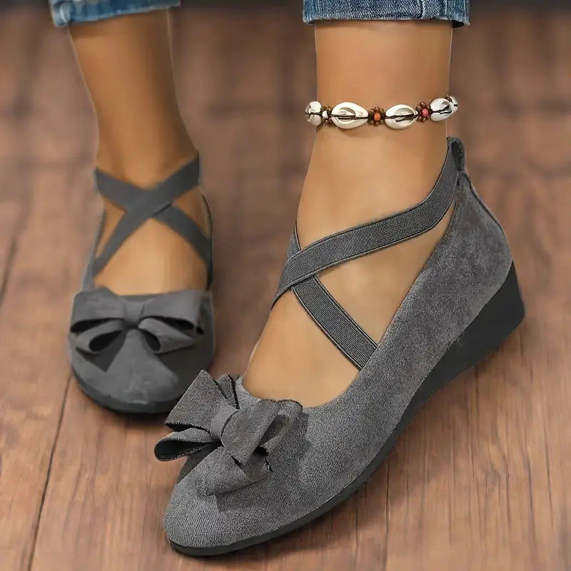 Olivia™ - Elegant Cross Bow Shoes