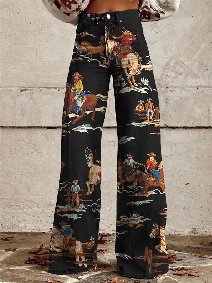Victoria™ - Vintage Riders Wide Leg Pants