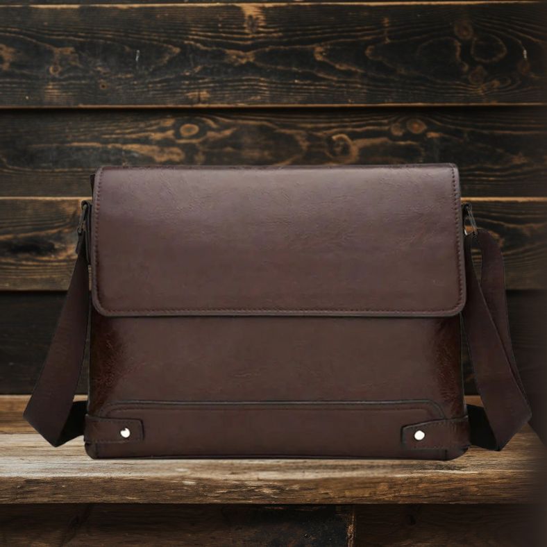 Jackson™ - All-in-One Leather Shoulder Bag