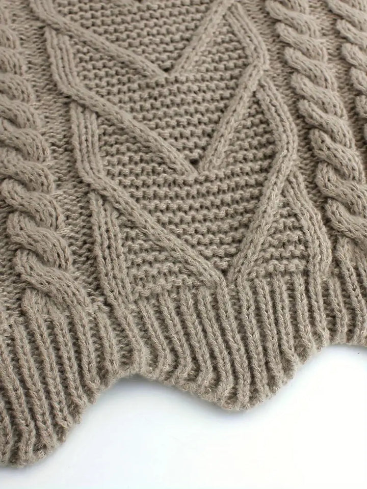 Peyton™ - Elegant Knit Turtleneck with Loose Pants Set