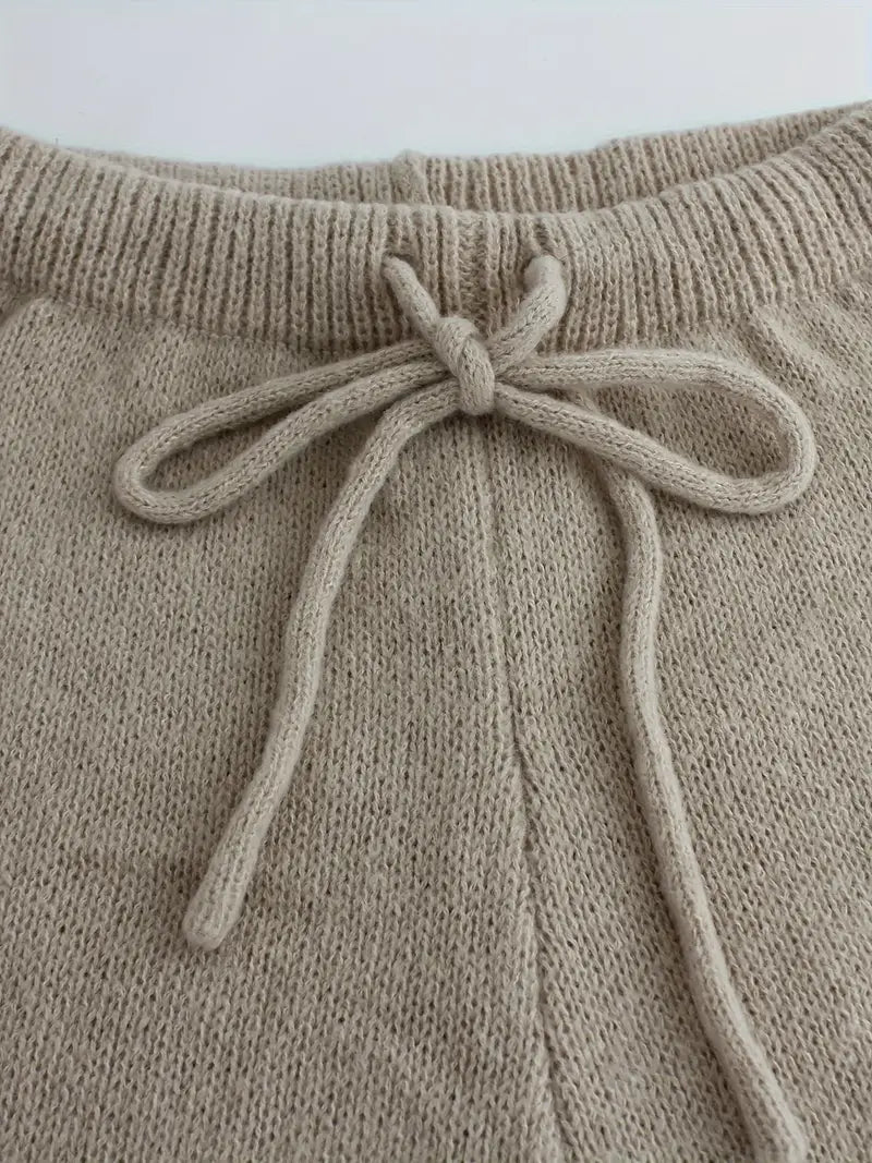Peyton™ - Elegant Knit Turtleneck with Loose Pants Set