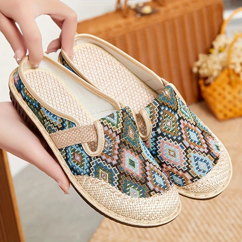 Avery™ - Retro Plaid Slip-On Loafers