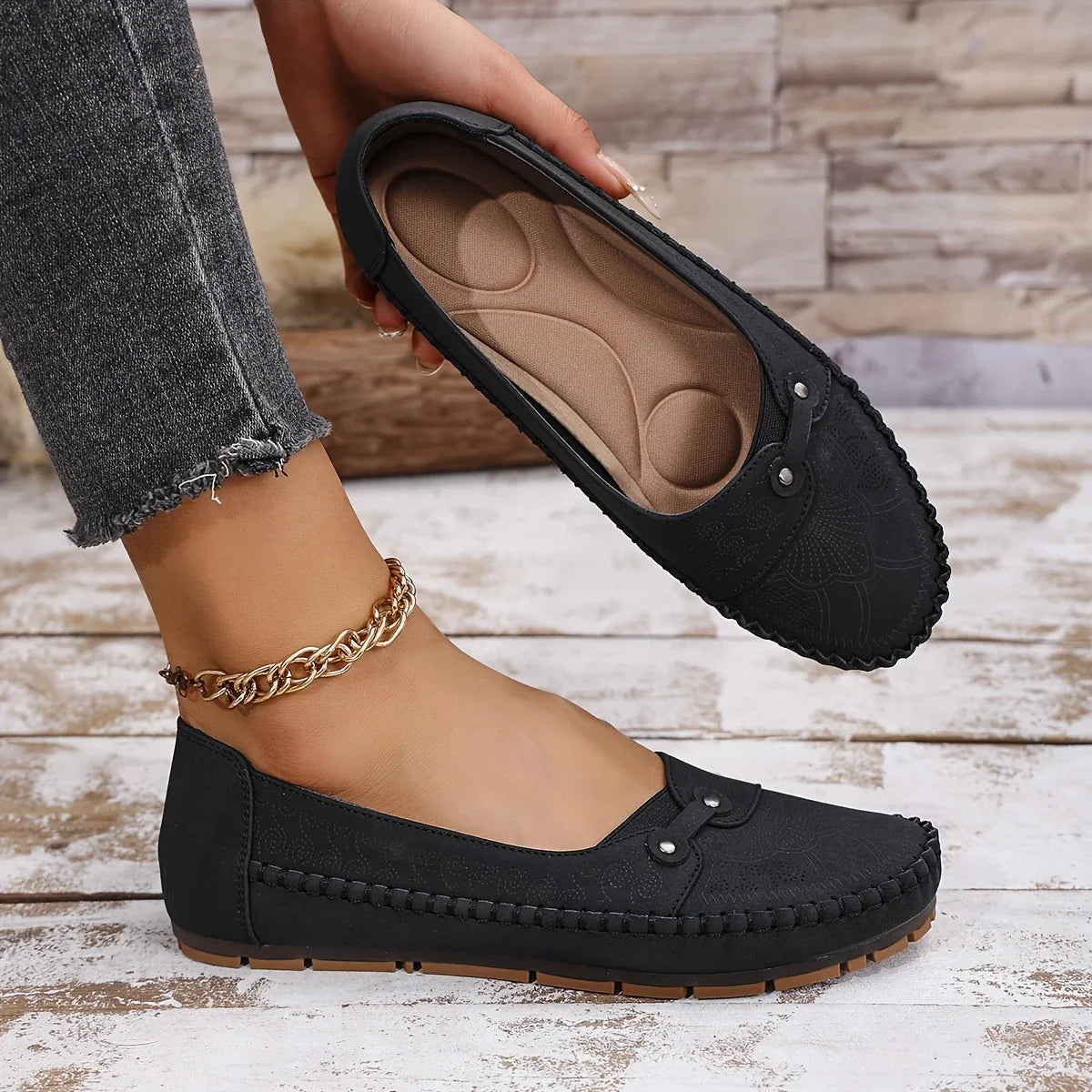Zoe™ - Retro Lightweight Slip-On Shoes