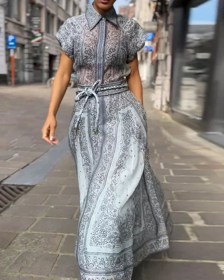 Abigail™ - Boho Print Two-Piece Set