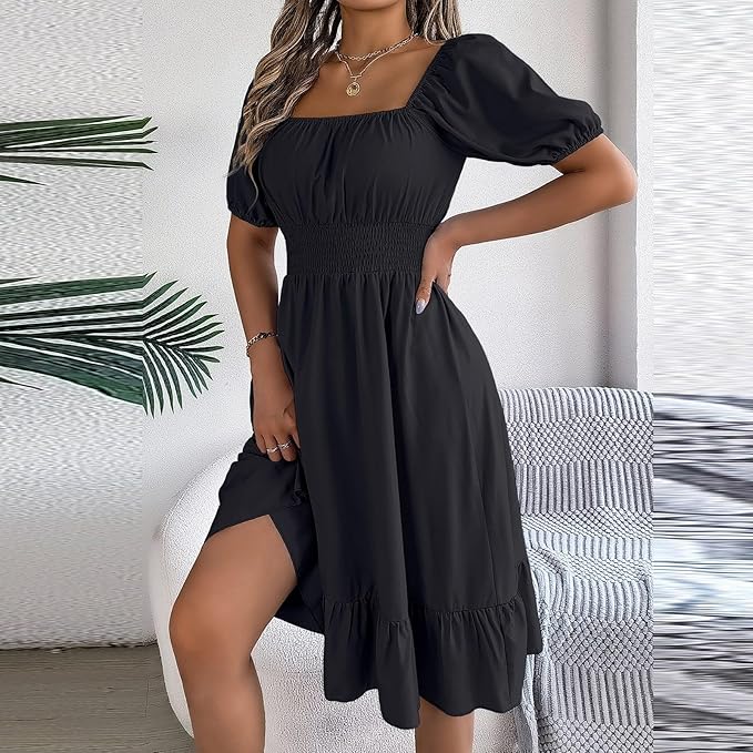 Amelia™ - Elegant Tummy Coverage Dress