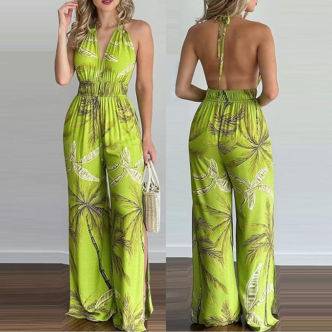 Lina™ - Stylish Halter Neck Jumpsuit
