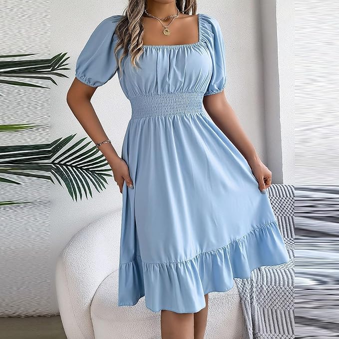 Amelia™ - Elegant Tummy Coverage Dress