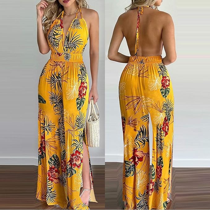 Lina™ - Stylish Halter Neck Jumpsuit