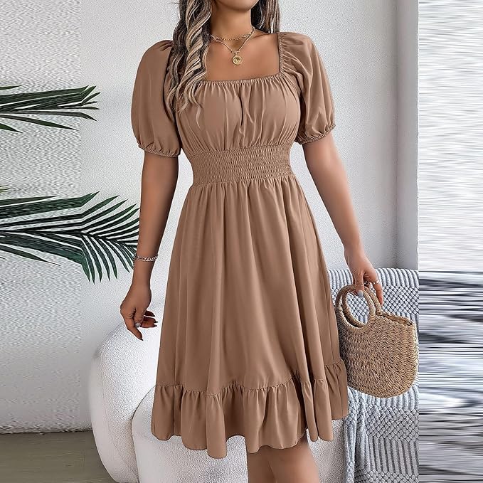 Amelia™ - Elegant Tummy Coverage Dress